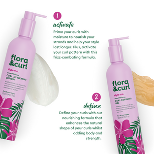Styling kit for quick definition from Flora & Curl.